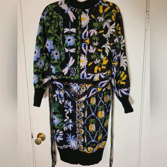 Farm Rio Winter Garden Belt Cardigan - Picture 4 of 7